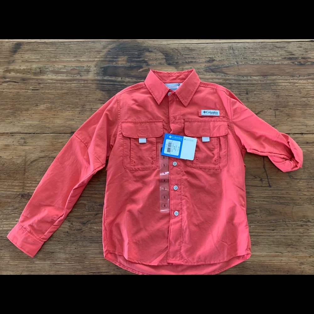 Kids Columbia Bahama fishing shirt